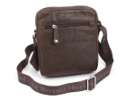 Obrázok z Kožená crossbody taška BHPC Explore M+ BH-382-25 hnedá 3 L