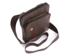 Obrázok z Kožená crossbody taška BHPC Explore S BH-380-25 hnedá 2 L
