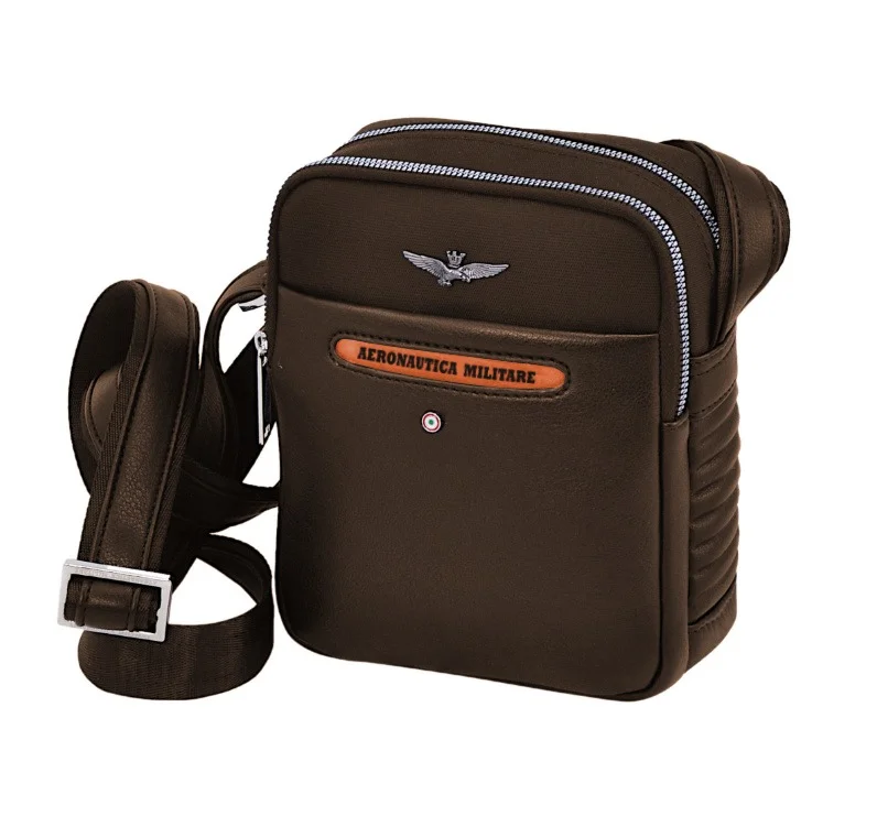 Taška cross Aeronautica Militare SKY M AM-450-25 hnedá 2 L