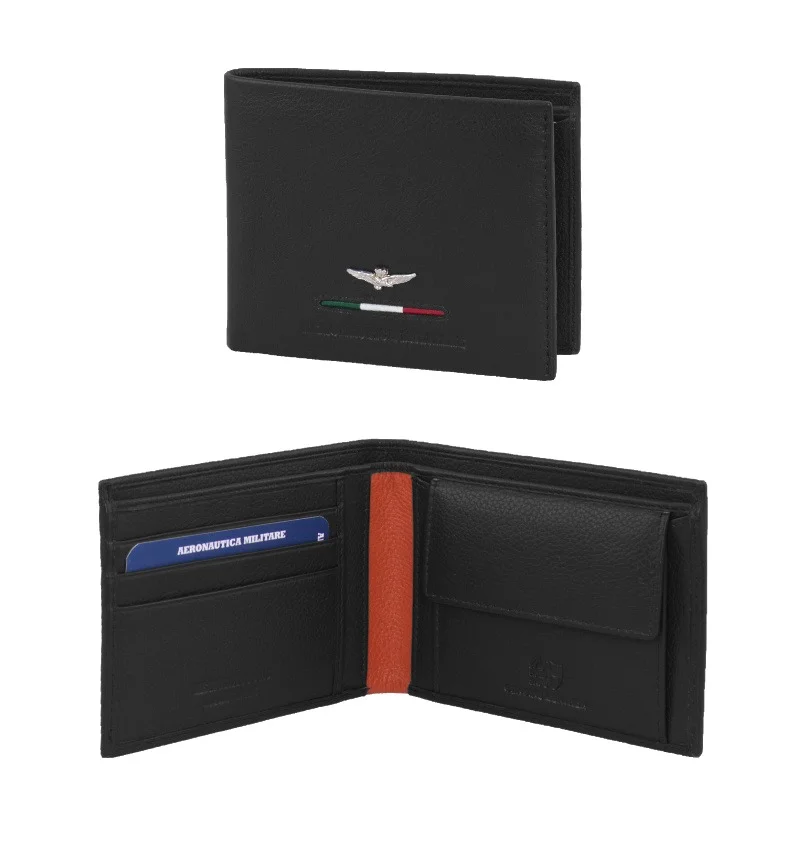 Peňaženka Aeronautica Militare Fighter AM-151-01 black