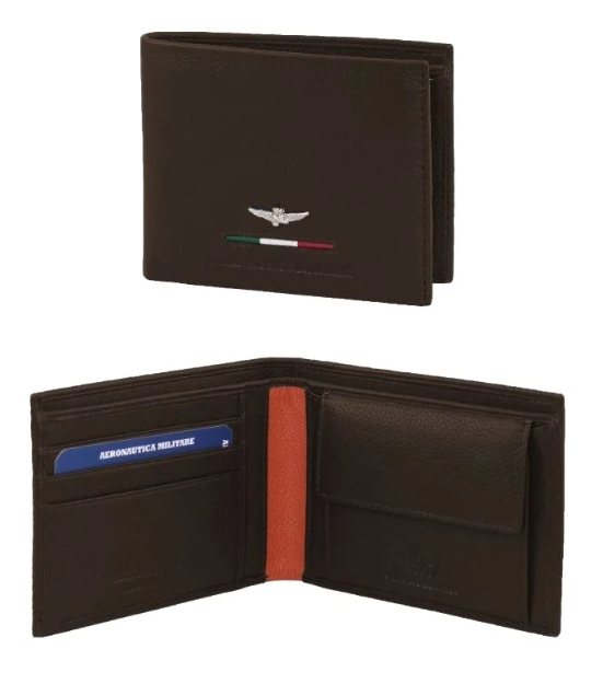 Obrázok z Peňaženka Aeronautica Militare Fighter AM-151-25 hnedá