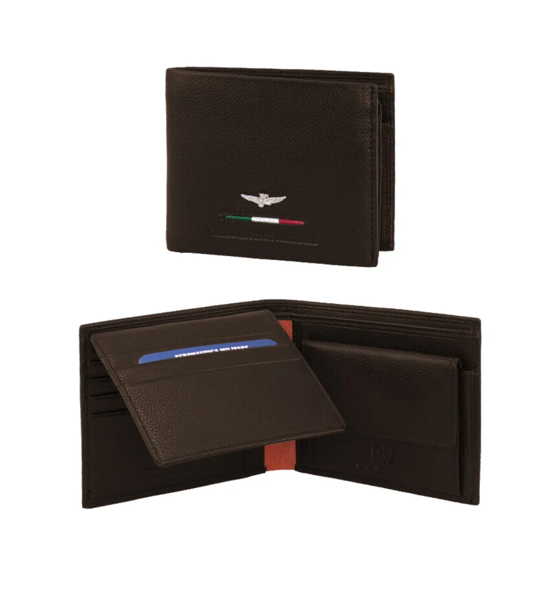 Peňaženka Aeronautica Militare Fighter AM-152-25 hnedá