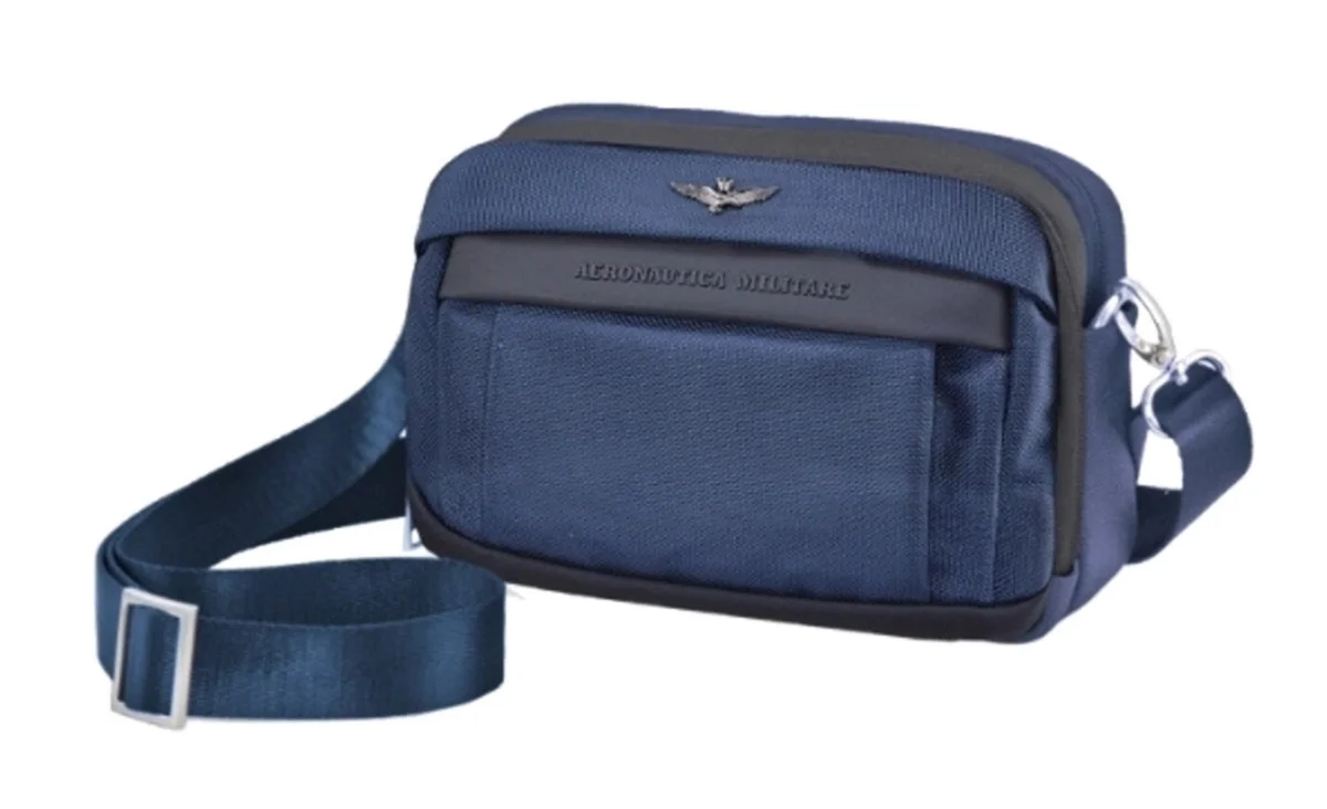Taška Aeronautica Militare Lightning AM-502-05 modrá 1,5 l