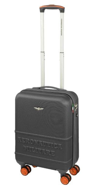 Obrázok z Cestovní kufr Aeronautica Militare Force S AM-220-55-23 antracitová 38 L