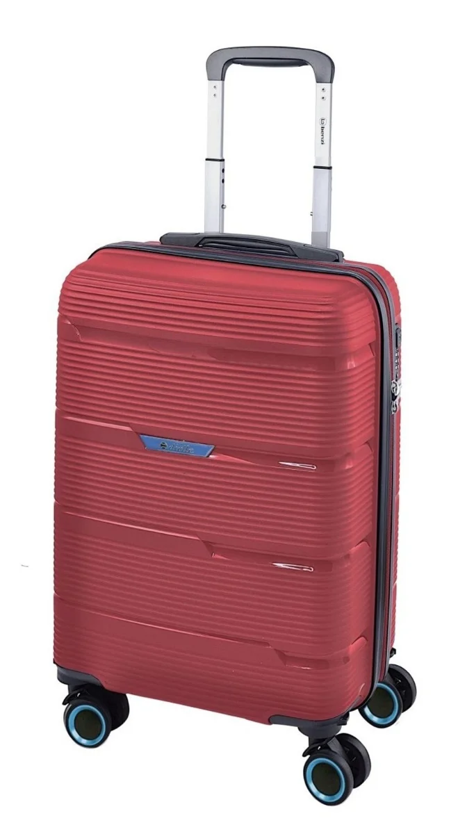 Cestovní kufr Dielle 4W S PP 170-55-12 vínová 32 L