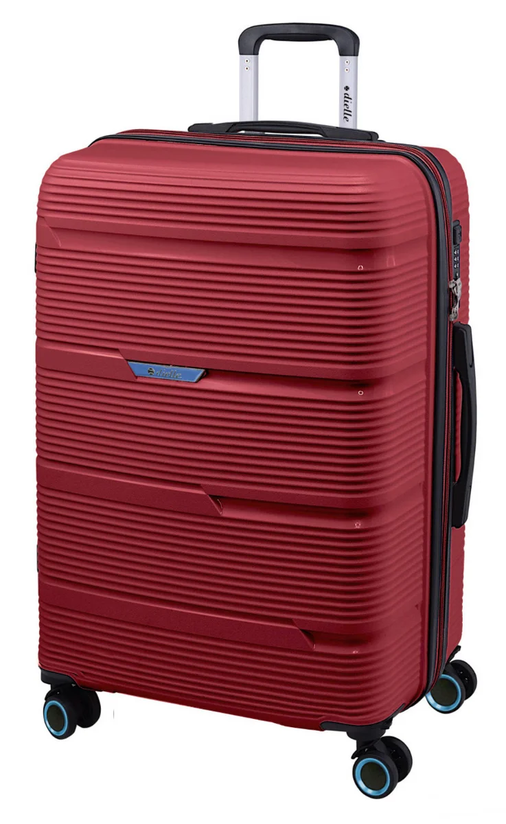 Cestovný kufor Dielle 4W L PP 170-70-12 burgundy 100 L