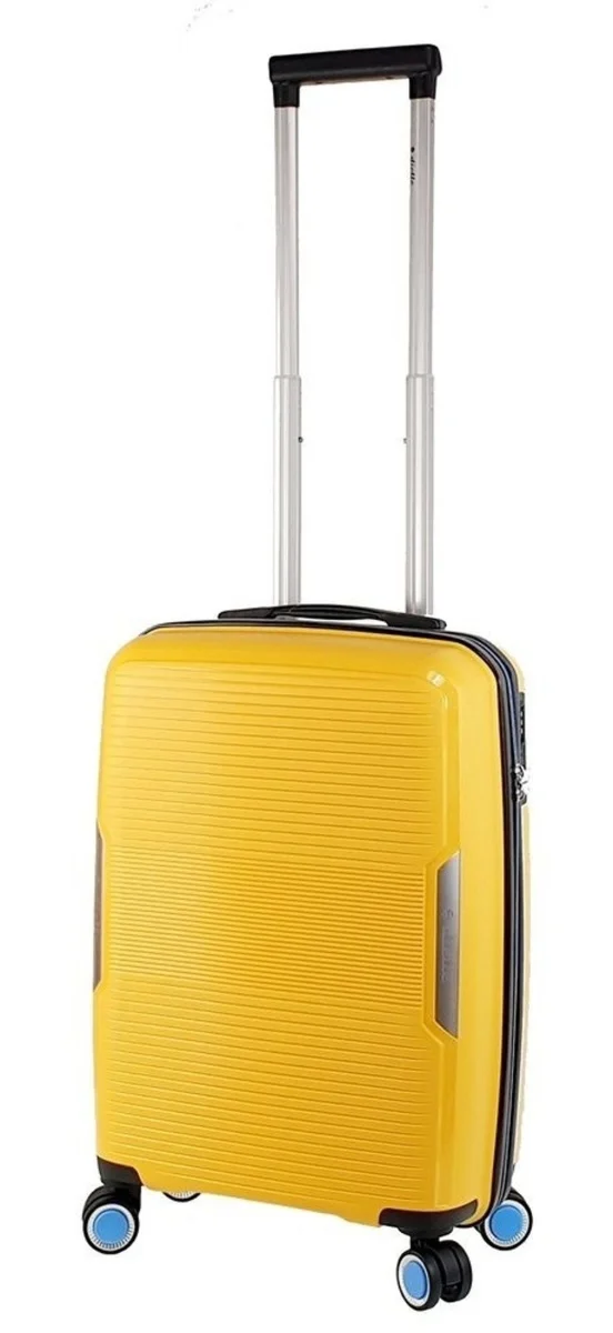 Cestovní kufr Dielle 4W S PP 180-55-37 Žlutá 33 L