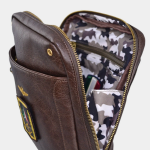 Obrázok z Taška krížová Aeronautica Militare Pilot L AM-471-23 anthracite 2,4 L