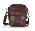 Obrázok z Taška na rameno-opasek Aeronautica Militare Vintage AM-307-25 hnědá 2 L