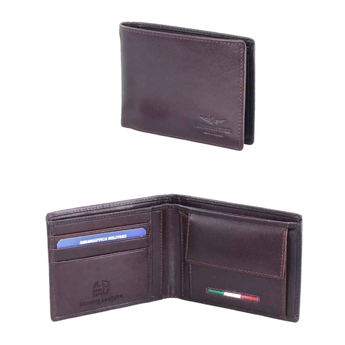 Peňaženka Aeronautica Militare Target AM-172-25 hnedá