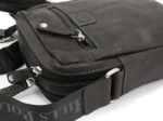 Obrázok z Kožená crossbody taška BHPC Explore M+ BH-382-01 čierna 3 L