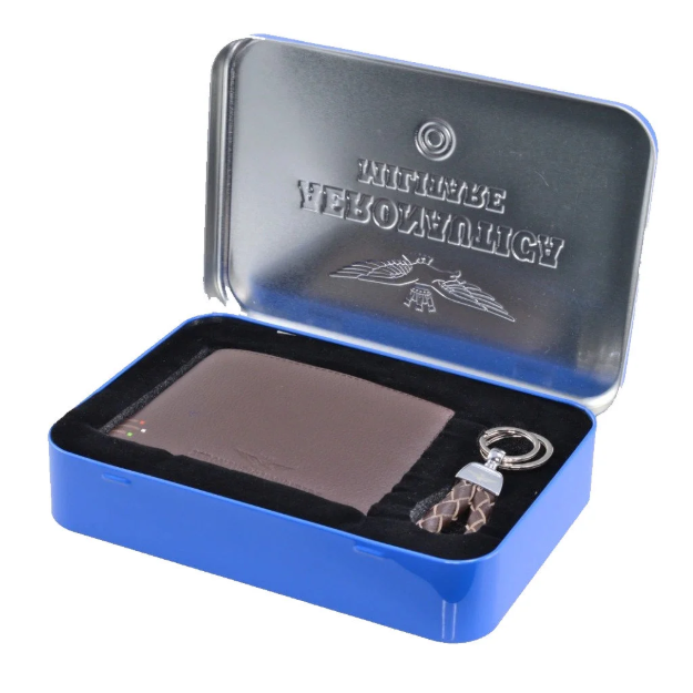 Obrázok z Set Peněženka a přívěsek Aeronautica Militare Gift AM-191-25 hnědá