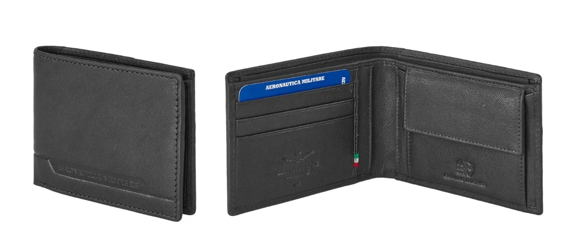 Peněženka Aeronautica Militare Moon AM-231-01 černá