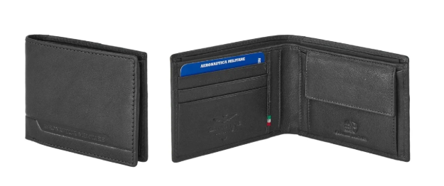 Obrázok z Peněženka Aeronautica Militare Moon AM-231-01 černá