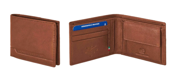 Obrázok z Peněženka Aeronautica Militare Moon AM-231-65 hnědá