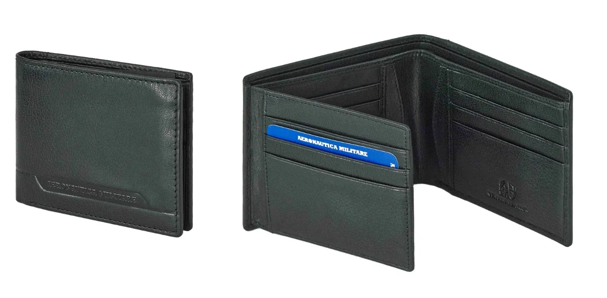 Peněženka Aeronautica Militare Moon AM-232-01 černá