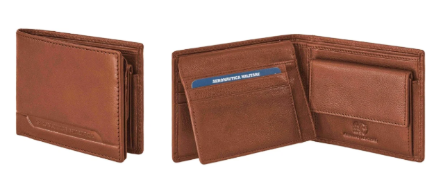 Obrázok z Peněženka Aeronautica Militare Moon AM-233-65 hnědá