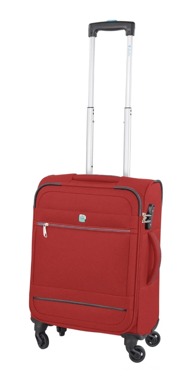 Cestovní kufr Dielle 4W S 350-55-02 červená 32 L