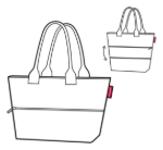 Obrázok z Reisenthel Shopper e1 Black 12 L