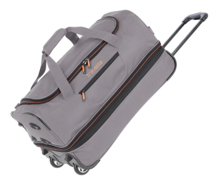Obrázok z Travelite Basics Taška na kolieskach S Sivá/zelená 51/64 L