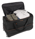 Obrázok z Travelite Basics Taška na kolieskach L Čierna/modrá 98/119 L