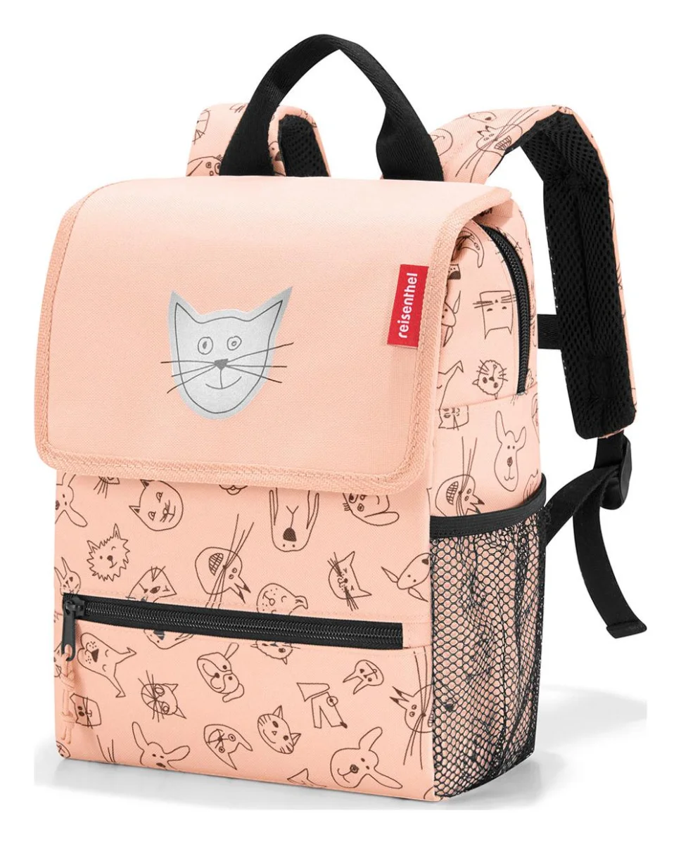 Reisenthel Backpack Kids Cats and dogs rose 5 L REISENTHEL-IE3064