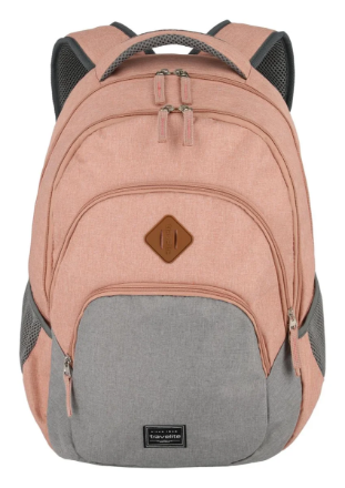 Obrázok z Batoh Travelite Basics Melange Rose/grey 22 L