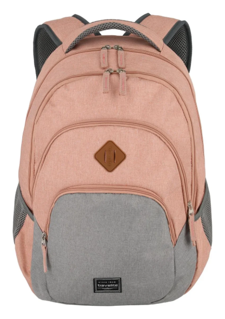 Obrázok z Batoh Travelite Basics Melange Rose/grey 22 L