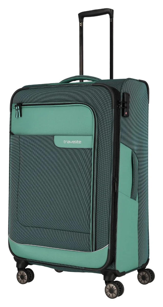 Travelite Viia 4w L zelená 91/103 L TRAVELITE-92849-80