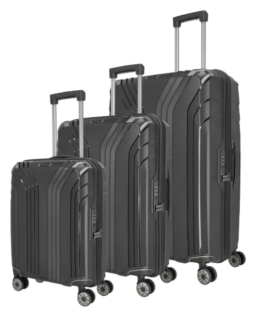 Obrázok z Travelite Elvaa 4w S,M,L Black S: 41 l / 
M: 72/77 l  / 
L: 102 L