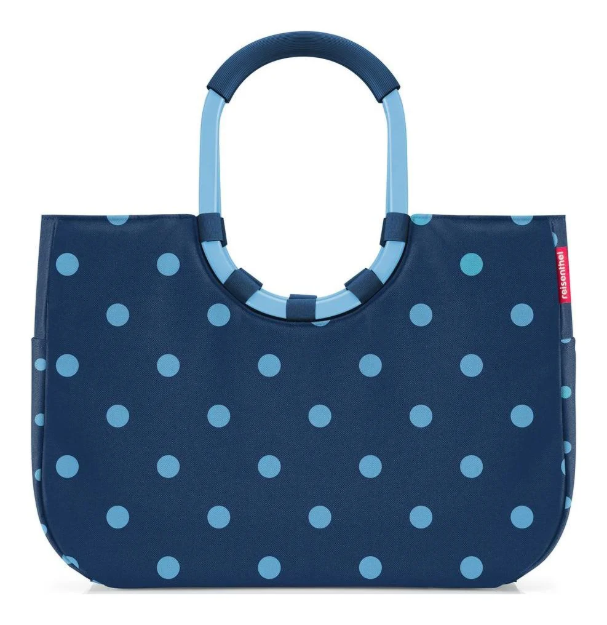 Obrázok z Reisenthel Loopshopper L Frame Mixed Dots Blue 25 L