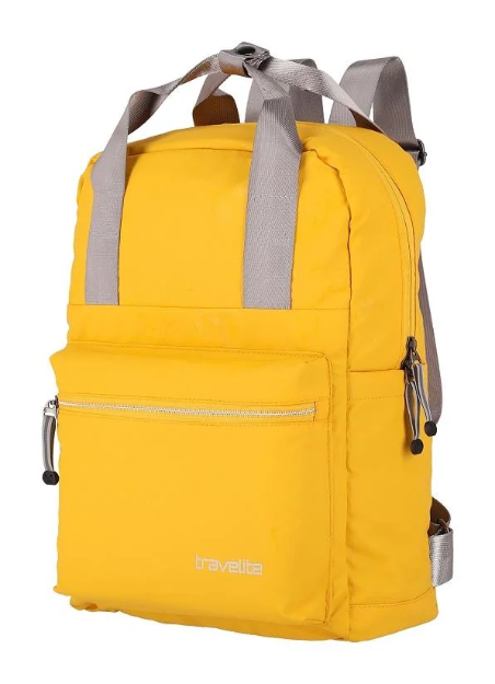 Obrázok z Travelite Basics Canvas Backpack Yellow 11 L