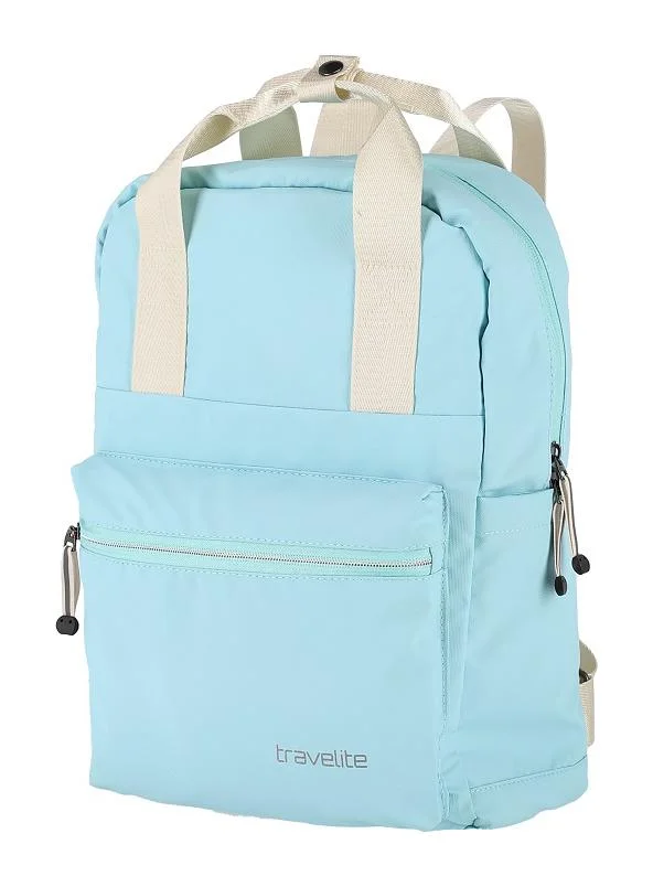 Travelite Basics Canvas Backpack Light blue 11 L TRAVELITE-96319-25