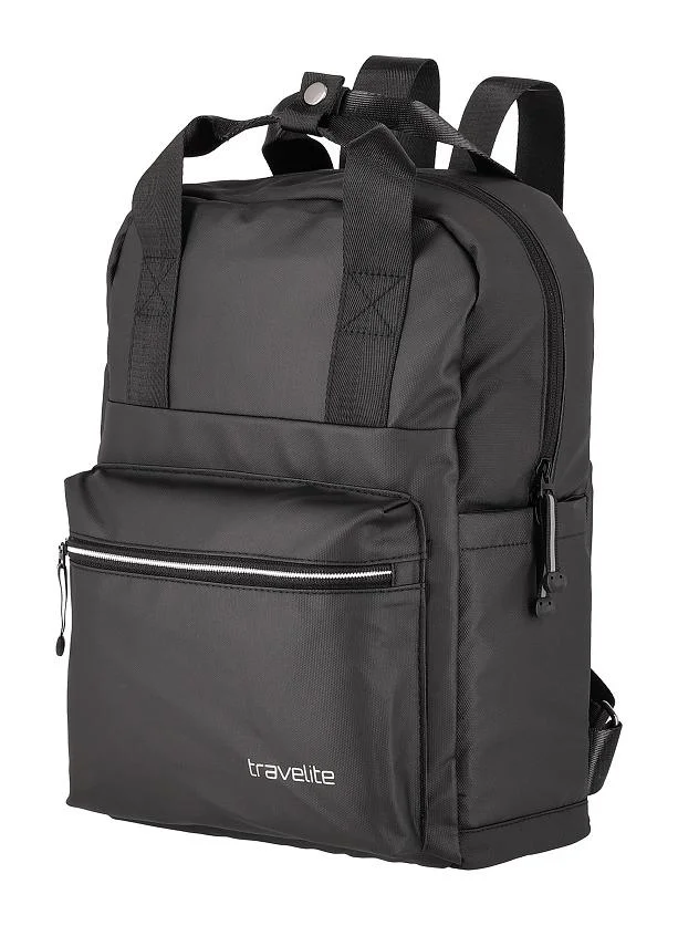 Travelite Basics Canvas Backpack Black 11 L TRAVELITE-96319-01