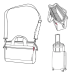 Obrázok z Reisenthel Allrounder S Pocket Paisley Black 11 L