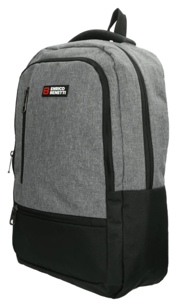 Obrázok z Enrico Benetti Hamburg 15" Notebook Backpack Light Grey 25 L