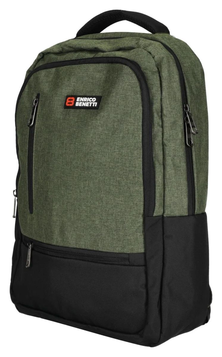 Enrico Benetti Hamburg 15" Notebook Backpack Olive 25 L EB-62124029