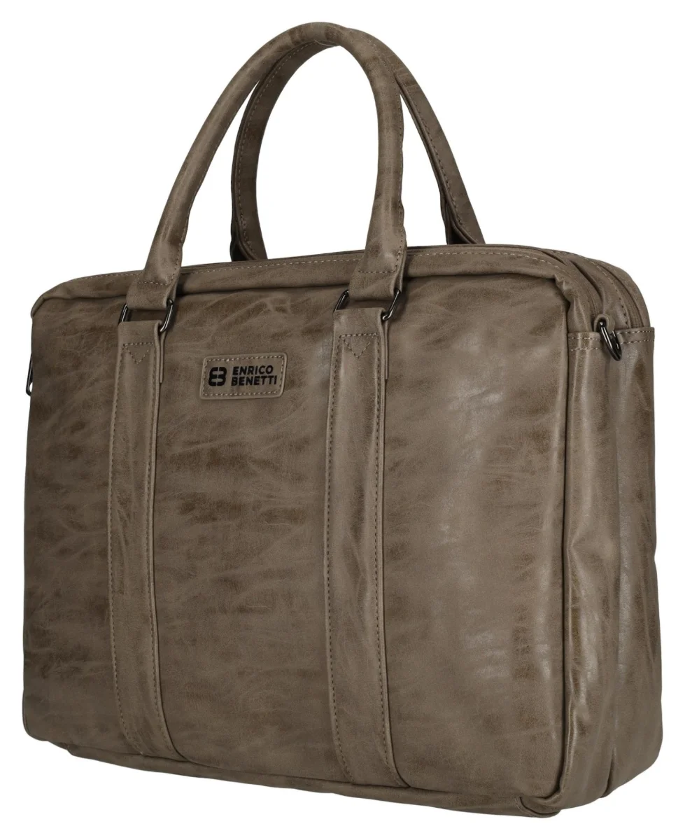 Enrico Benetti Rotterdam 15" Notebook Bag Medium Taupe EB-66691134