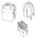 Obrázok z Reisenthel Allday Backpack M Twist Berry 15 L