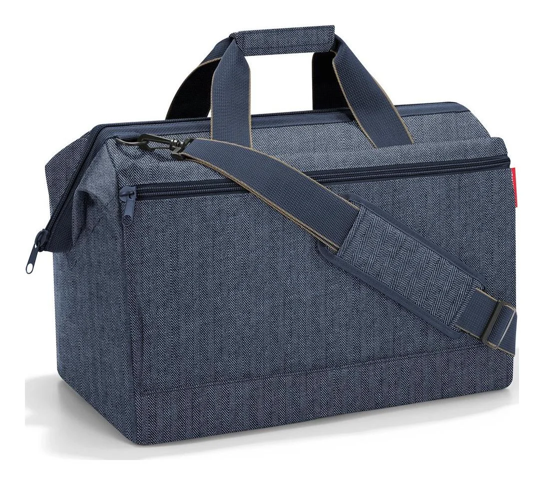 Reisenthel Allrounder L Pocket Herringbone Dark Blue 30 L REISENTHEL-MK4113