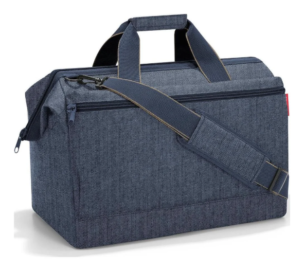 Obrázok z Reisenthel Allrounder L Pocket Herringbone Dark Blue 30 L
