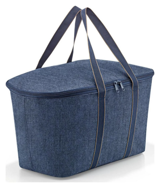 Obrázok z Reisenthel Coolerbag Herringbone Dark Blue 20 L