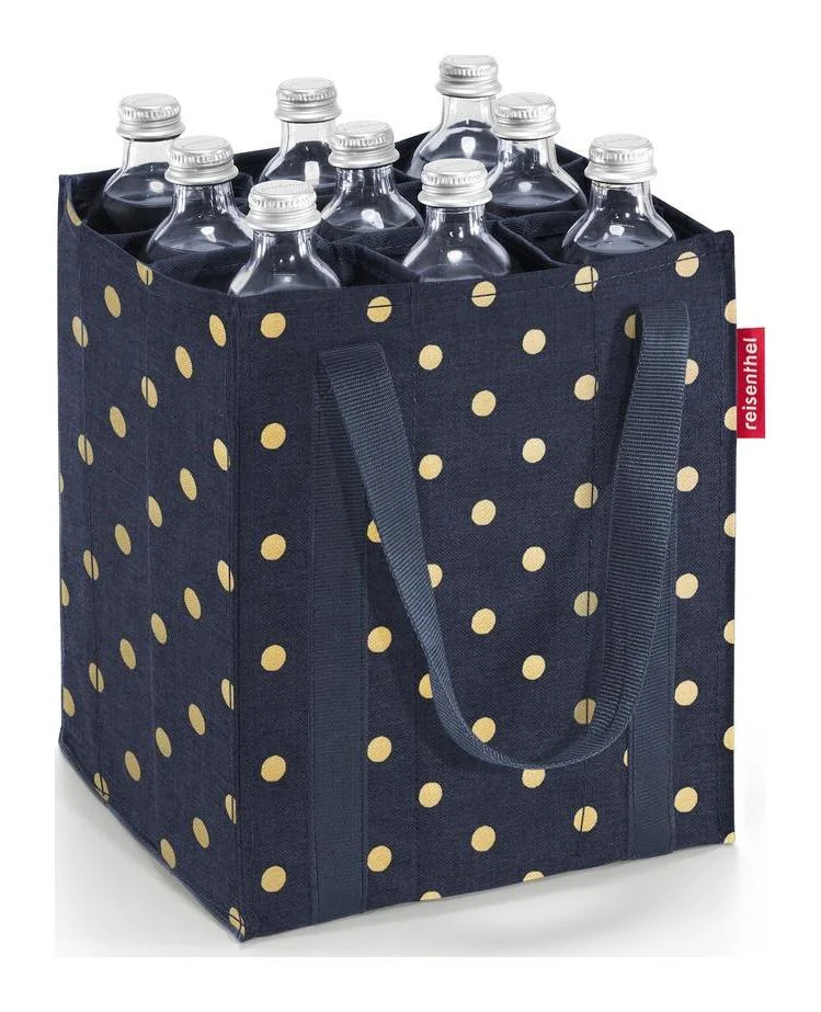 Reisenthel Bottlebag Metallic Dots Blue REISENTHEL-ZJ4117