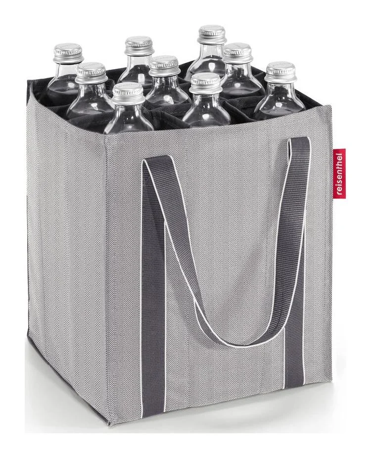 Reisenthel Bottlebag Herringbone Grey REISENTHEL-ZJ7074
