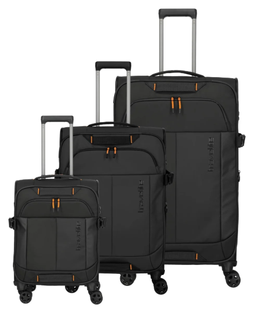 Obrázok z Travelite Briize S,M,L Black S: 33 l / 
M: 62/67 l / 
L: 86/92 L