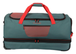 Obrázok z Travelite Basics Wheeled duffle L exp Green/orange 98/119 L