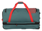 Obrázok z Travelite Basics Wheeled duffle L exp Green/orange 98/119 L