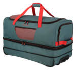 Obrázok z Travelite Basics Wheeled duffle L exp Green/orange 98/119 L