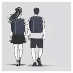 Obrázok z Enrico Benetti Bergen 56004 Navy 24 L