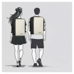 Obrázok z Enrico Benetti Bergen 56004 Black Beige 24 L